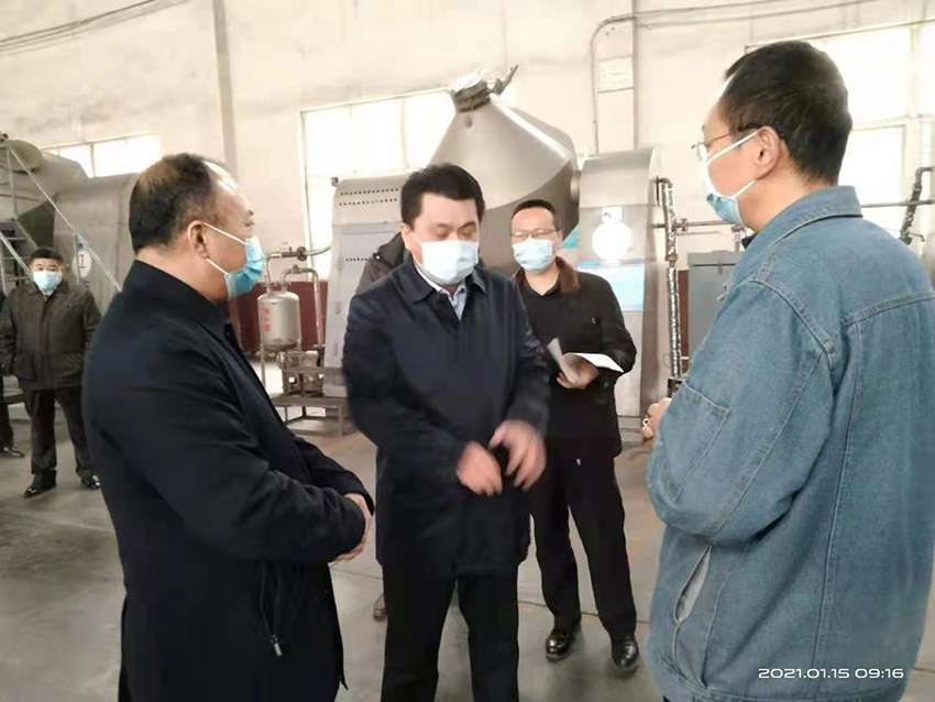 區(qū)長(zhǎng)巴海峰、應(yīng)急局局長(zhǎng)肖之旭來我公司...